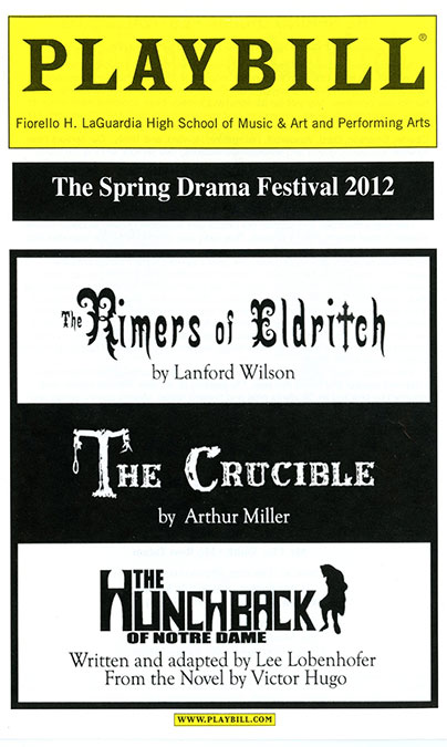 in the heights playbill
